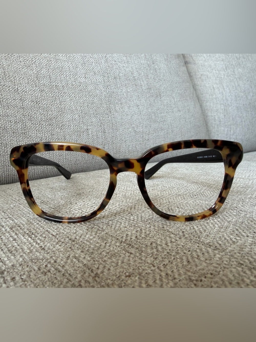 Authentic Gucci Frame GG3586/S X1ABN Tortoise Frames Brown - Picture 2 of 9